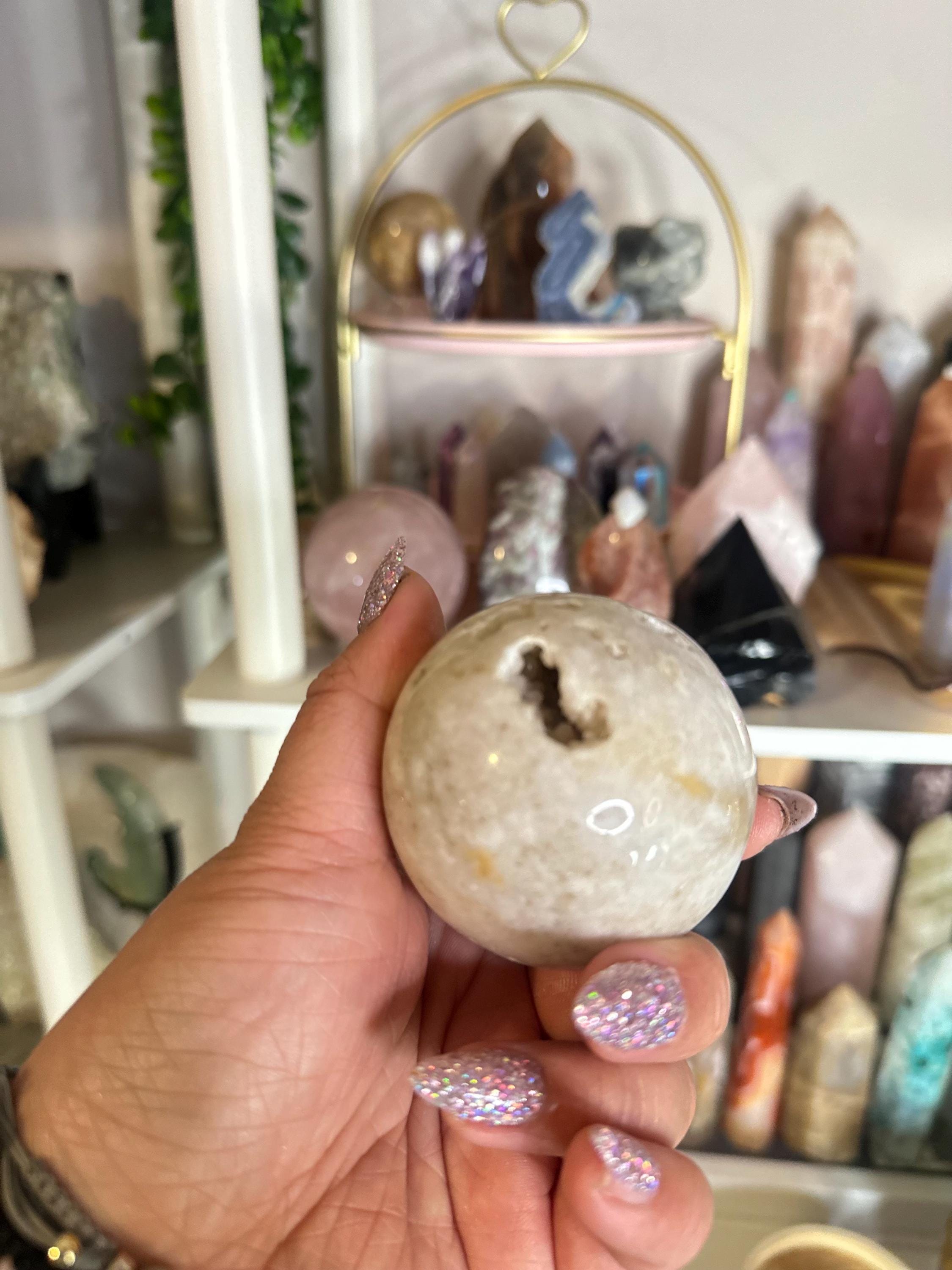 Crystal + Rocks | Druzy | Light Pink Amethyst Sphere | 2.75in