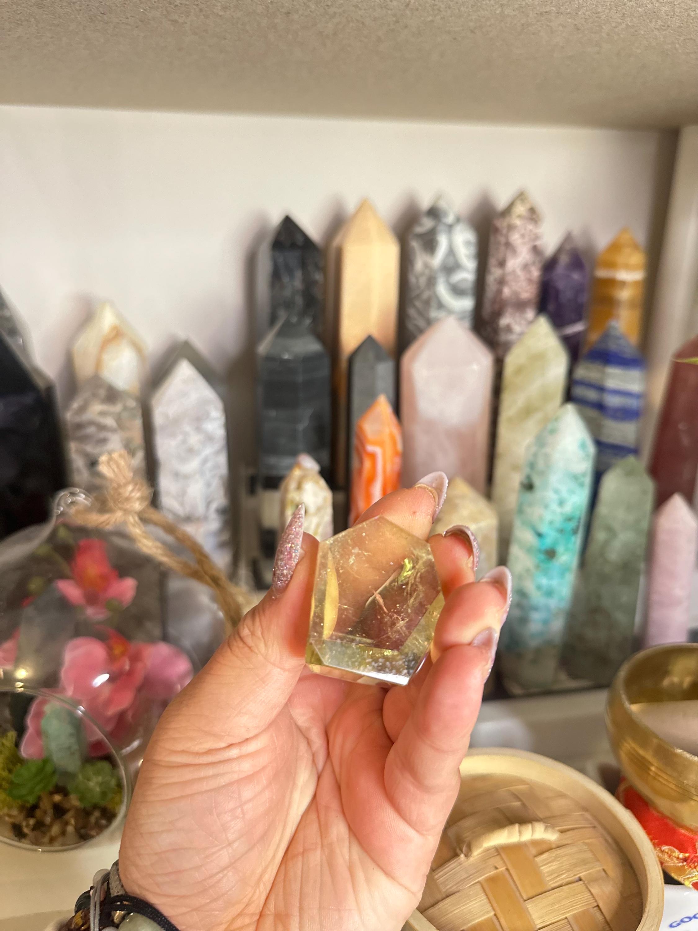 Crystal + Rocks | High Quality Grade AAA Polished | Citrine Freeforms | 3inch