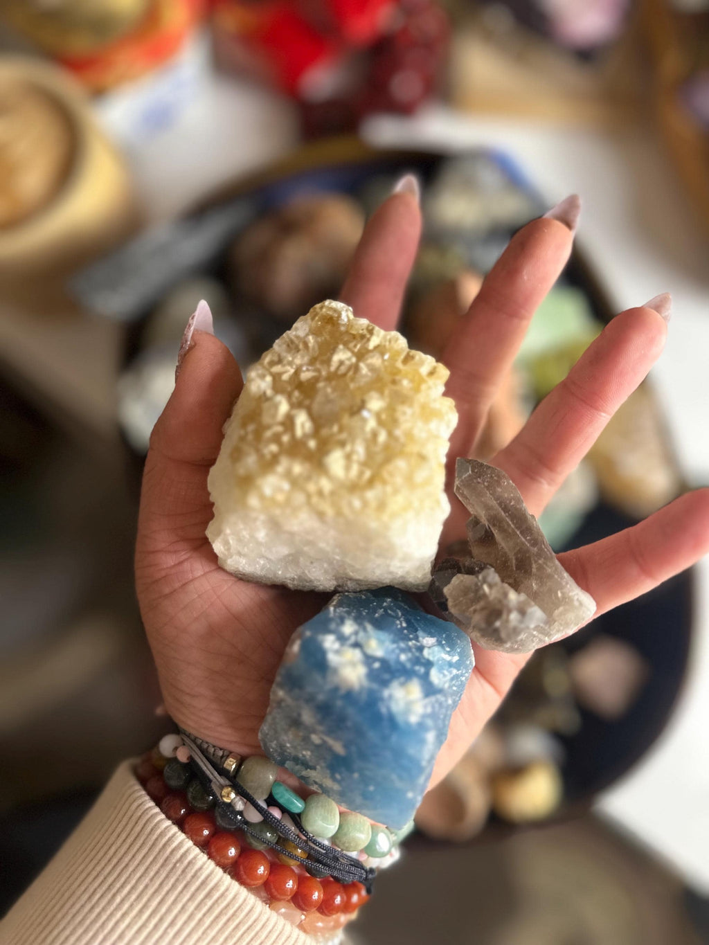 Crystal + Rocks | Gifts | Intuitive Pick Bundle of 3 | Medium Sized Crystals