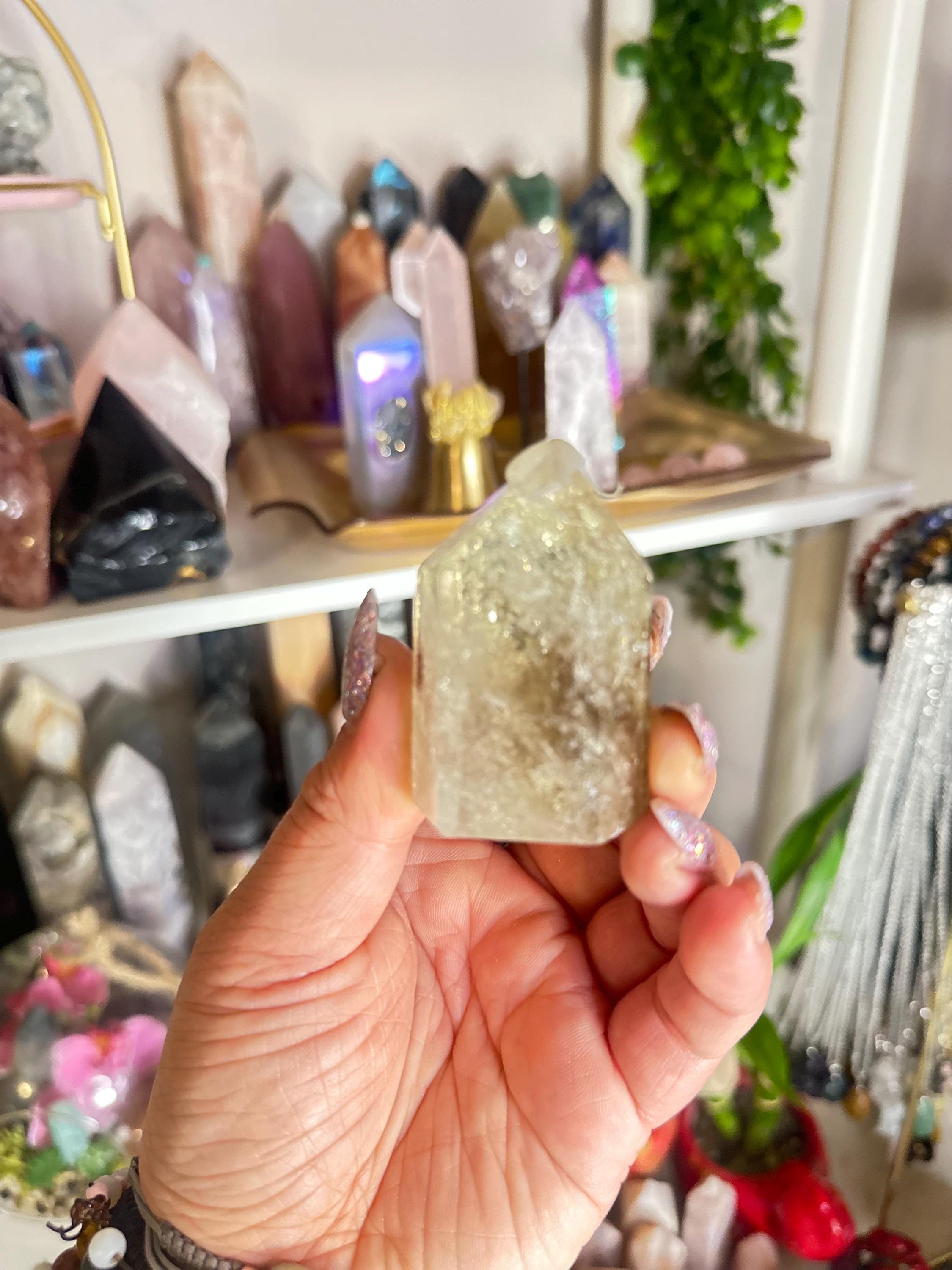 Crystal + Rocks | Non-Heat Treated | Natural Citrine Chunky Tower | 3.5in