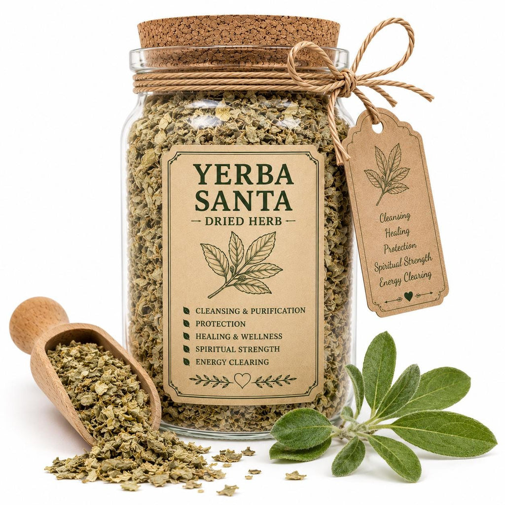 Spell Jar + Spoon | Yerba Santa | Dried, Cut & Sifted | Eriodictyon Californicum | 50ML