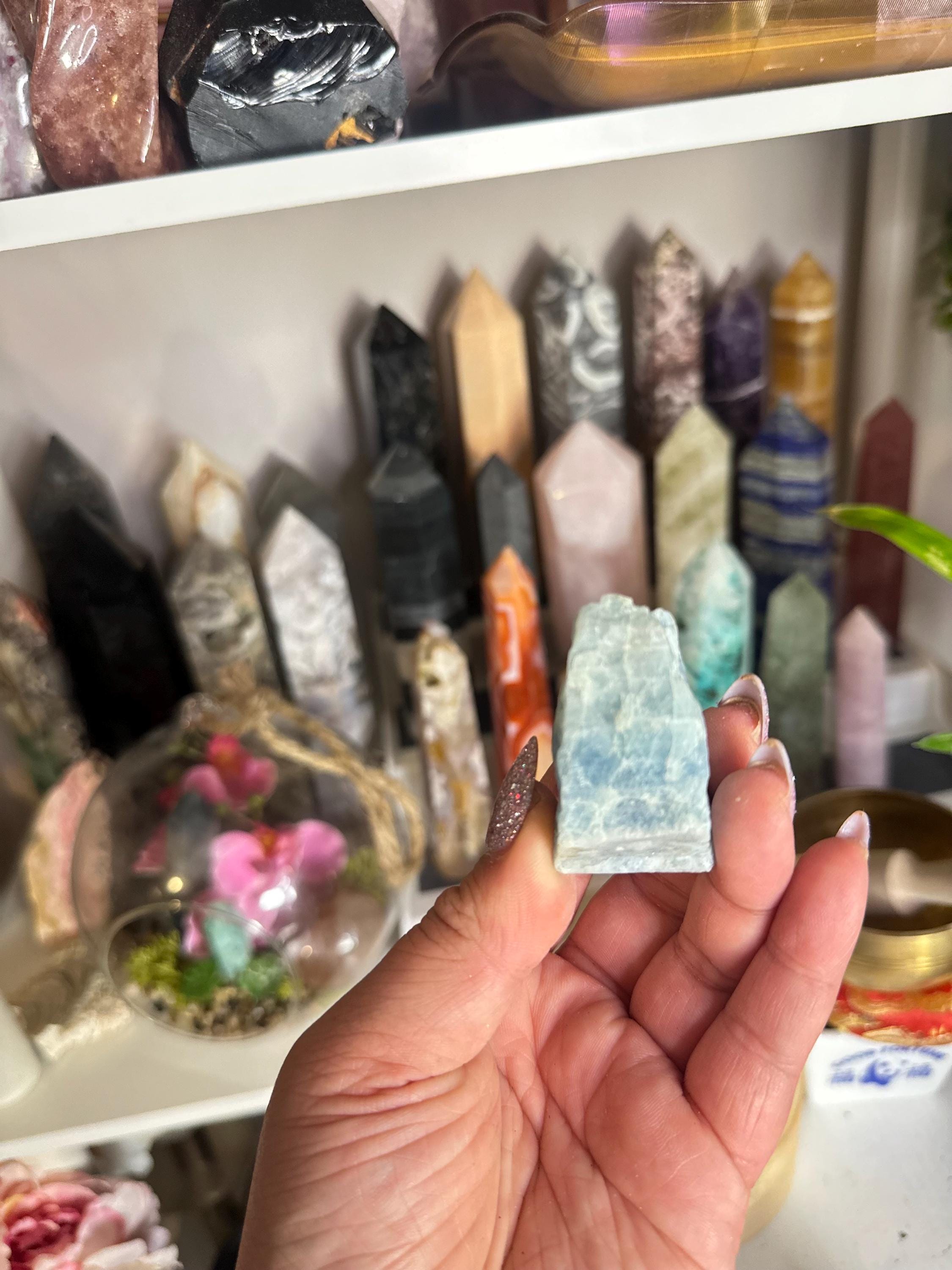 Crystal + Rocks| Raw Mineral | Aquamarine Chunk | 1inch