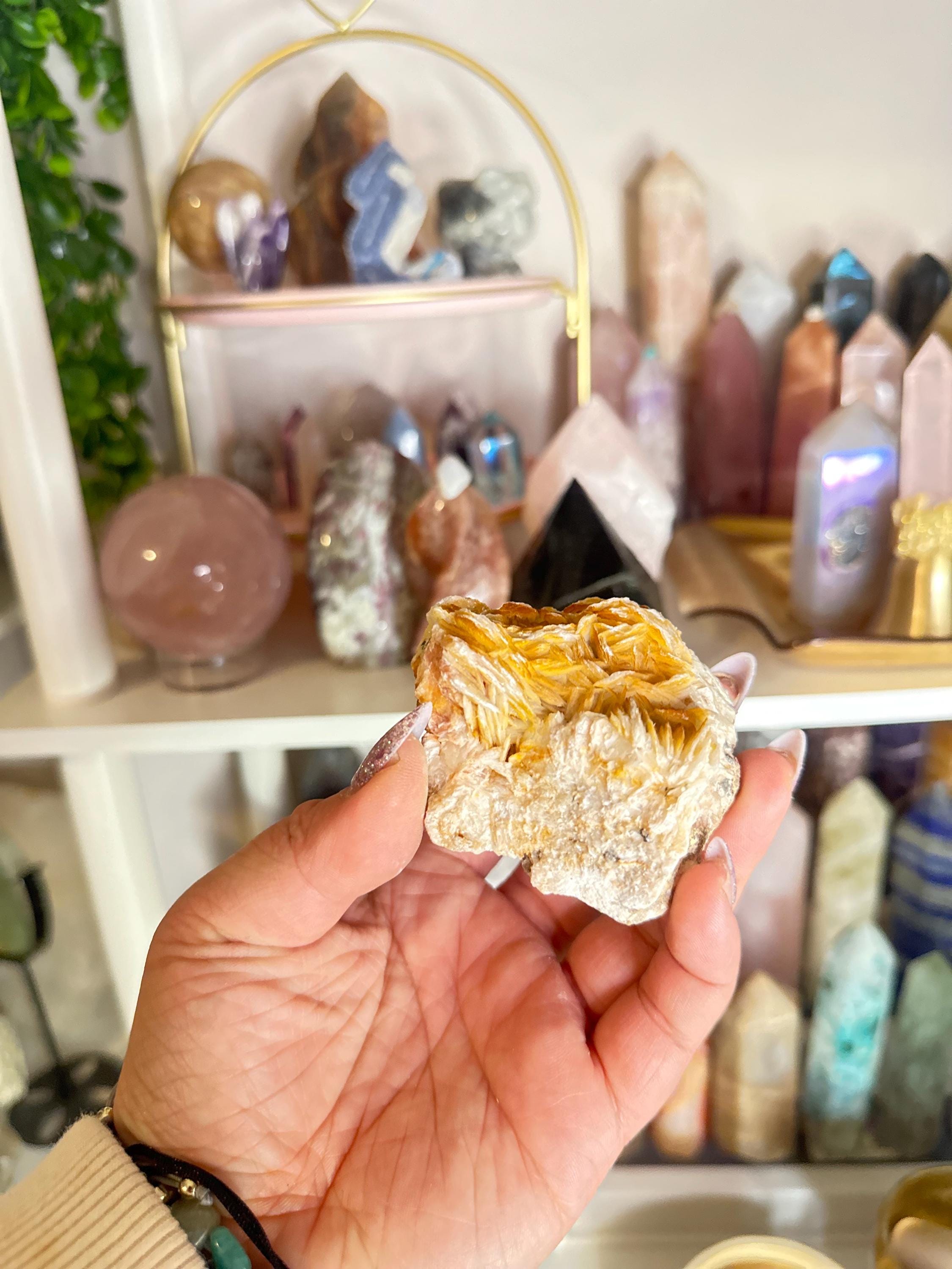 Crystal + Rocks| Raw | Sparkly Vandinite Cluster| 4in