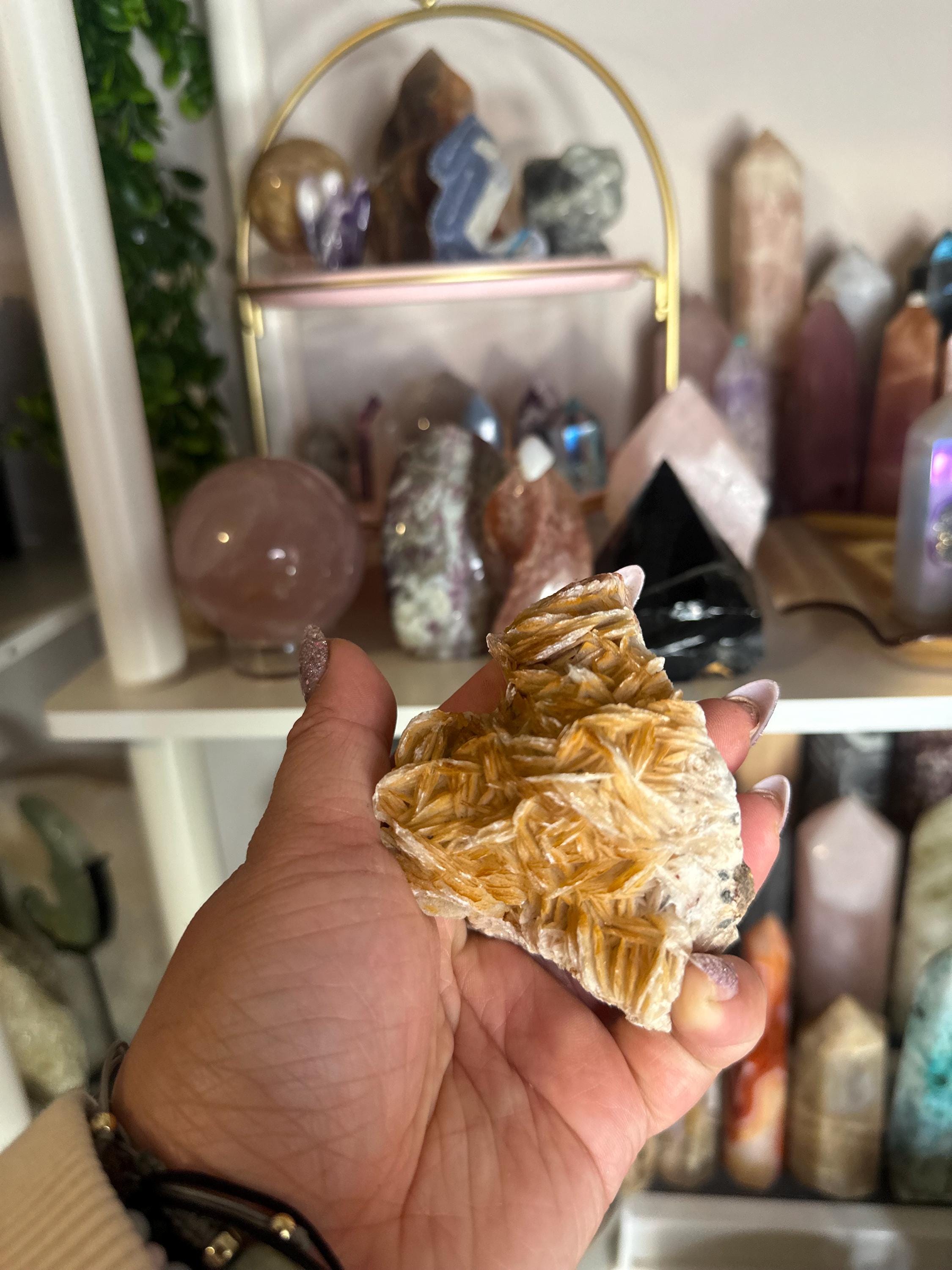 Crystal + Rocks| Raw | Sparkly Vandinite Cluster| 4in