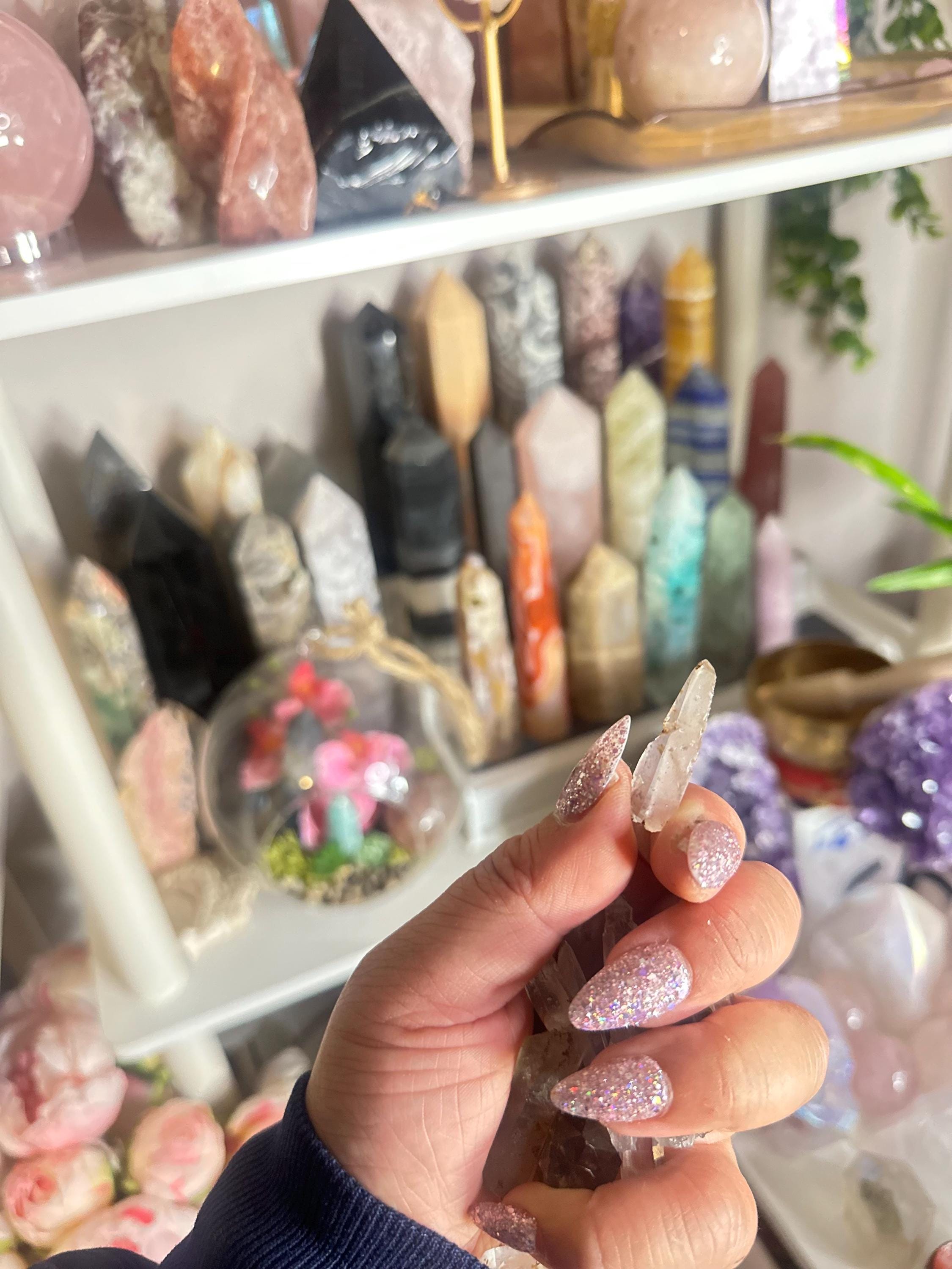 Crystal + Rocks | Choose Your Favorite | Rare Quartz Variety Bowl | Phantom, Garden, Lithium,Lemurian & More
