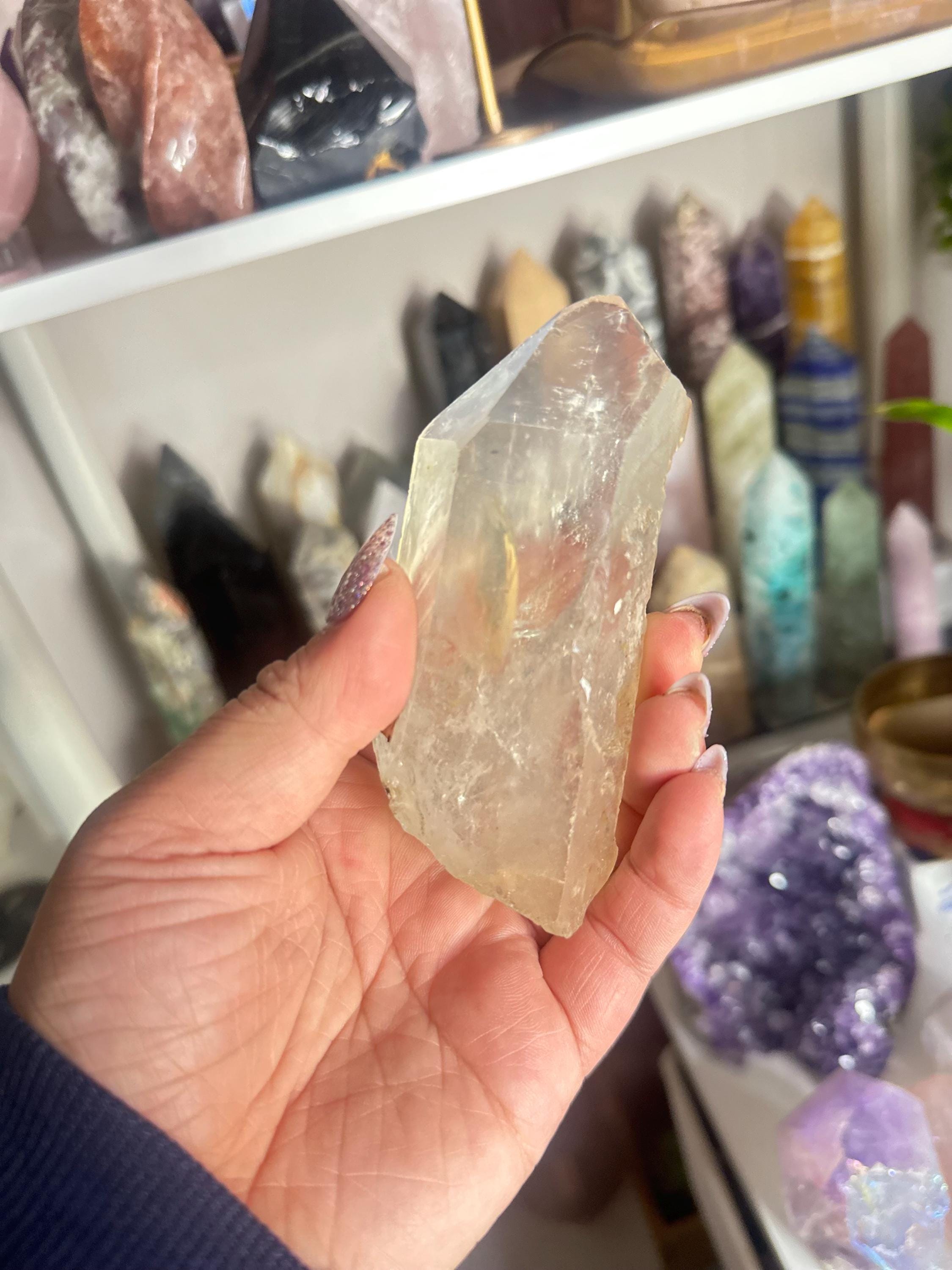 Crystal + Rocks | Choose Your Favorite | Rare Quartz Variety Bowl | Phantom, Garden, Lithium,Lemurian & More