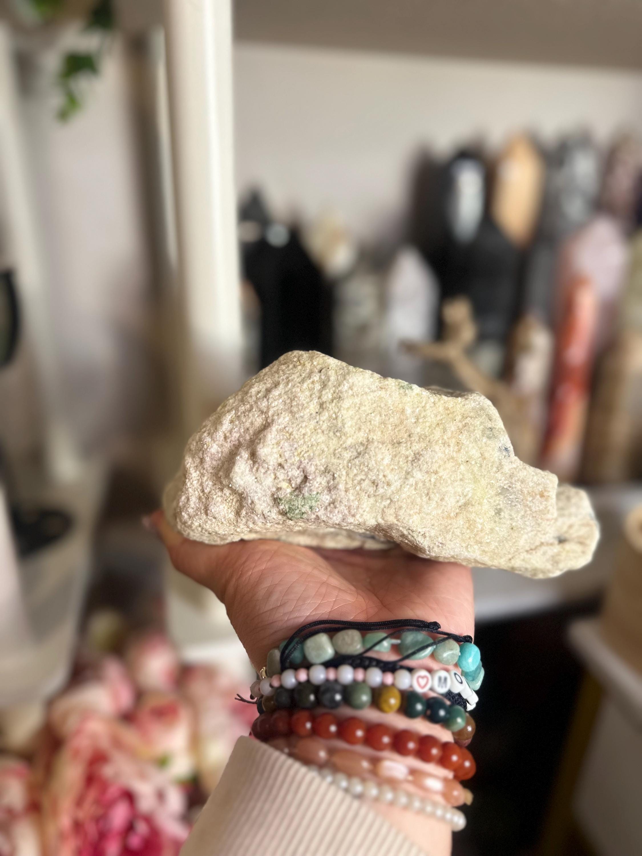 Crystal + Rocks| X-Large | Pink +Green Tourmaline in Matrix Chunk | 7in