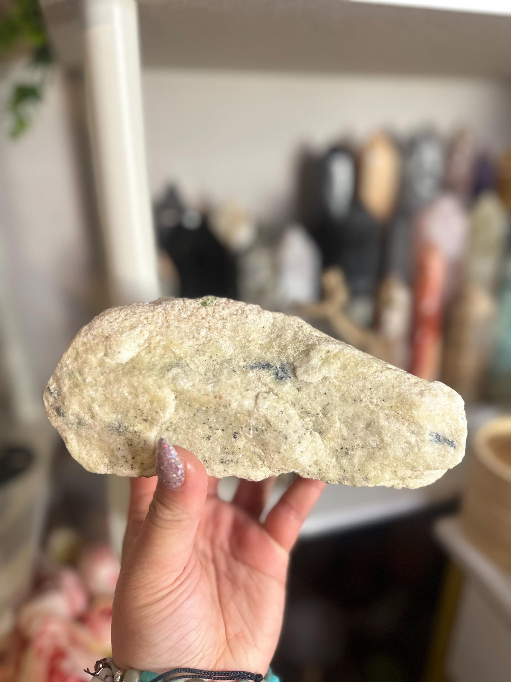 Crystal + Rocks| X-Large | Pink +Green Tourmaline in Matrix Chunk | 7in