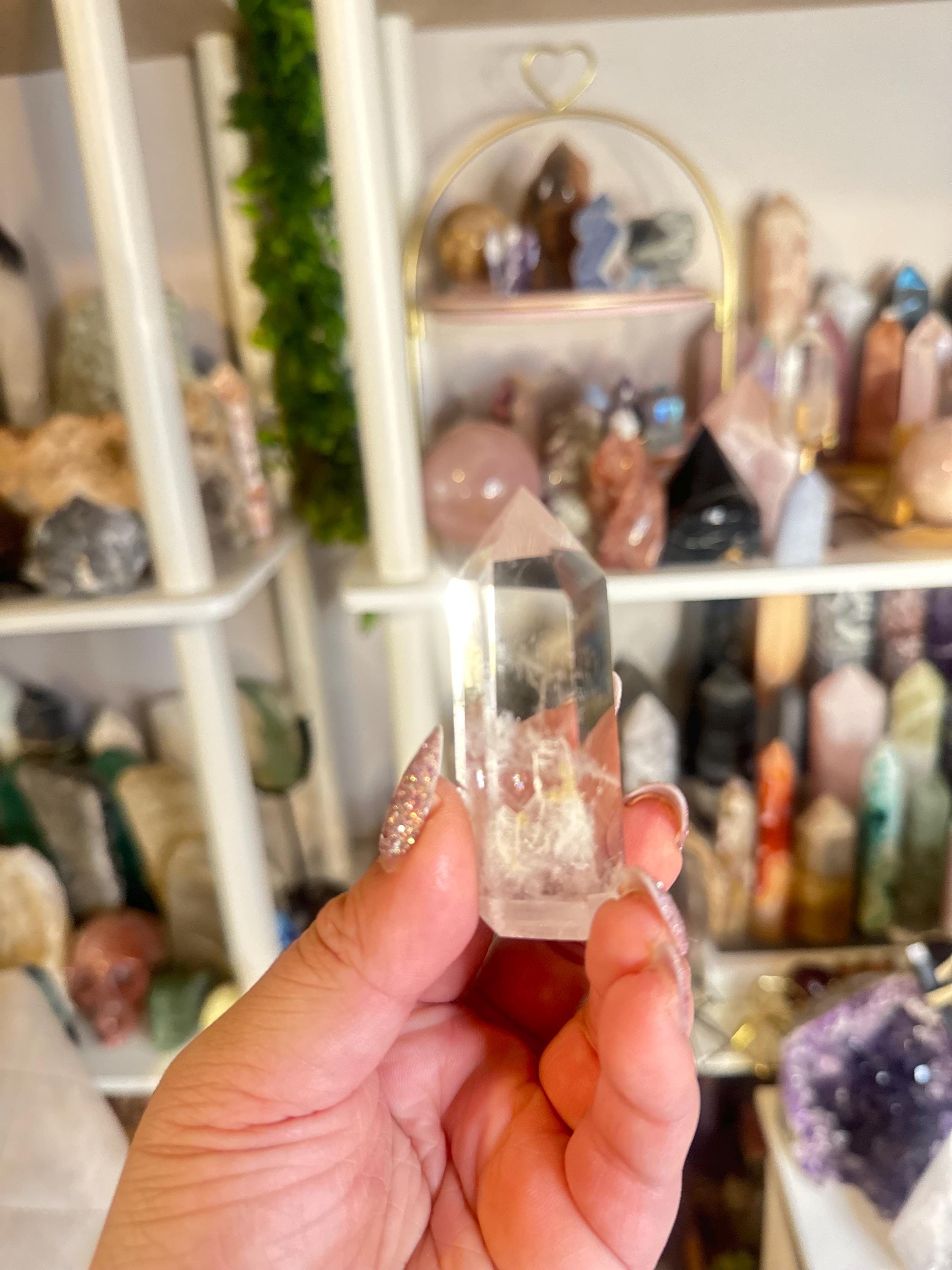 Crystal + Rocks| Polished | Clear Quartz Tower Points | 4in