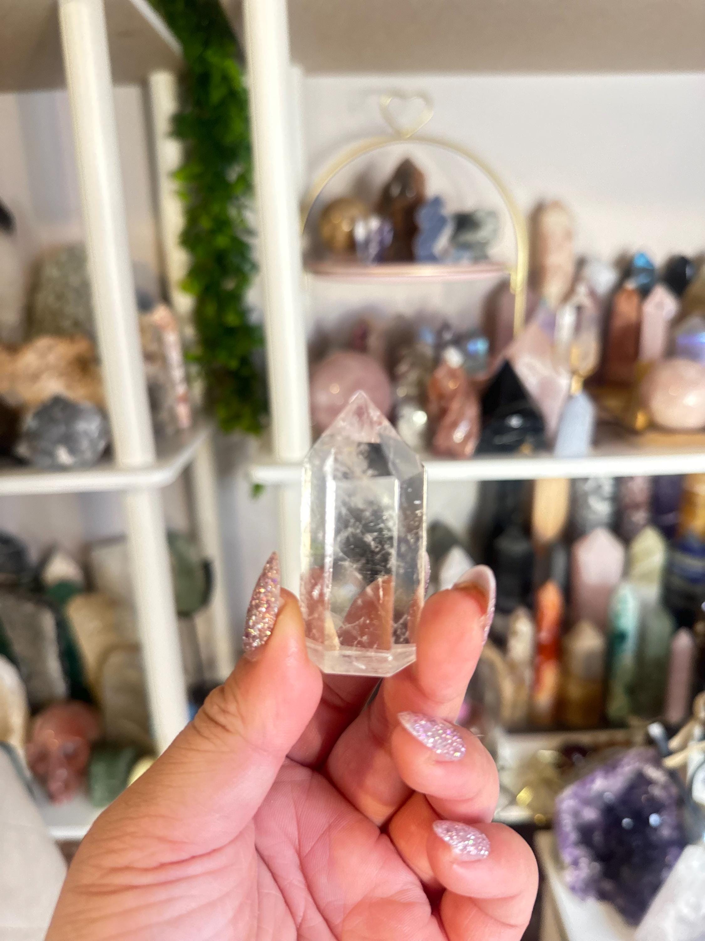 Crystal + Rocks| Polished | Clear Quartz Tower Points | 4in