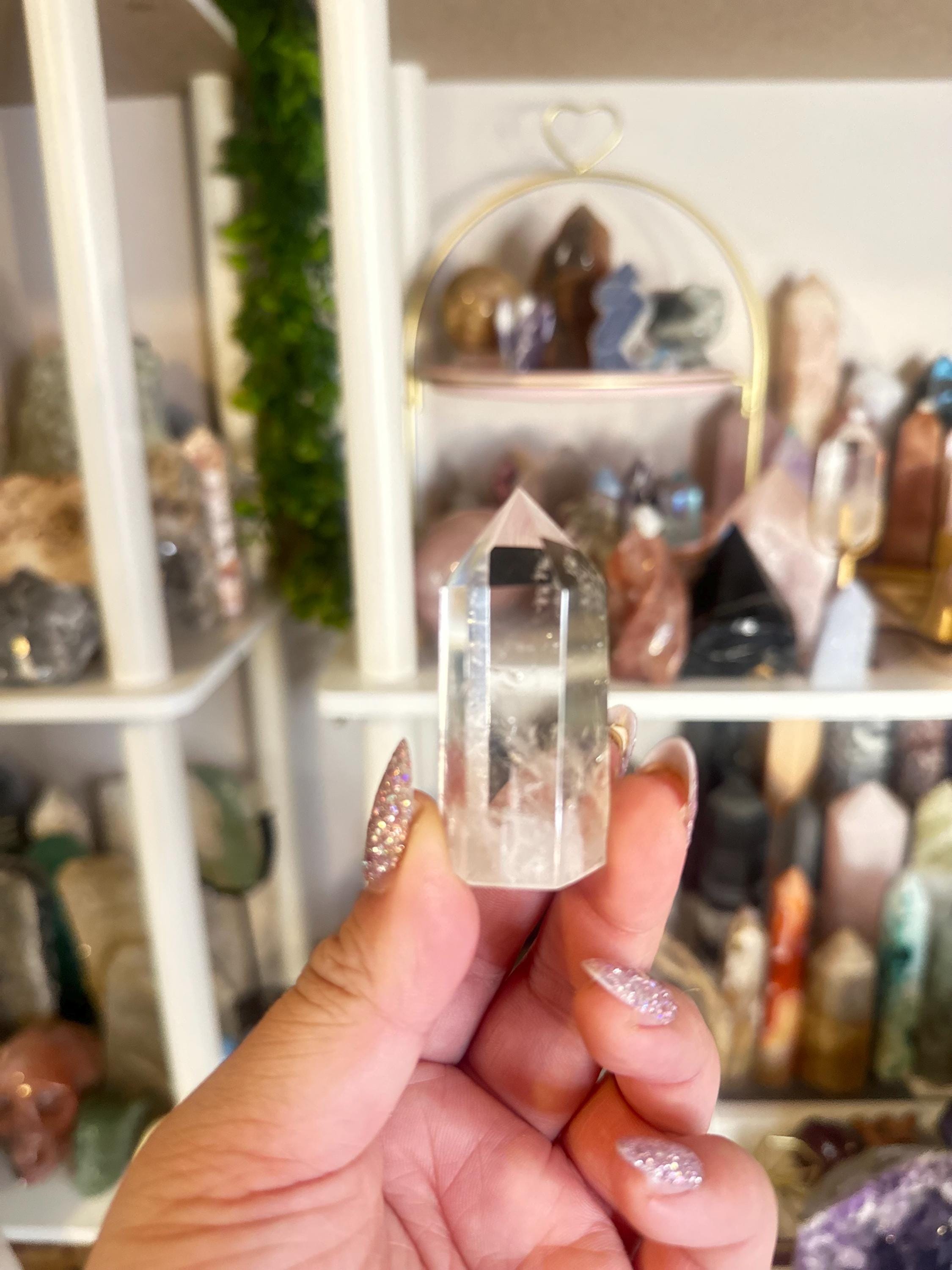 Crystal + Rocks| Polished | Clear Quartz Tower Points | 4in