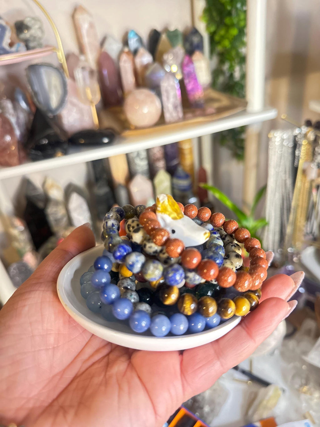 Crystal Bracelets + Jewelry | Mixed Beaded Bracelets | 8mm
