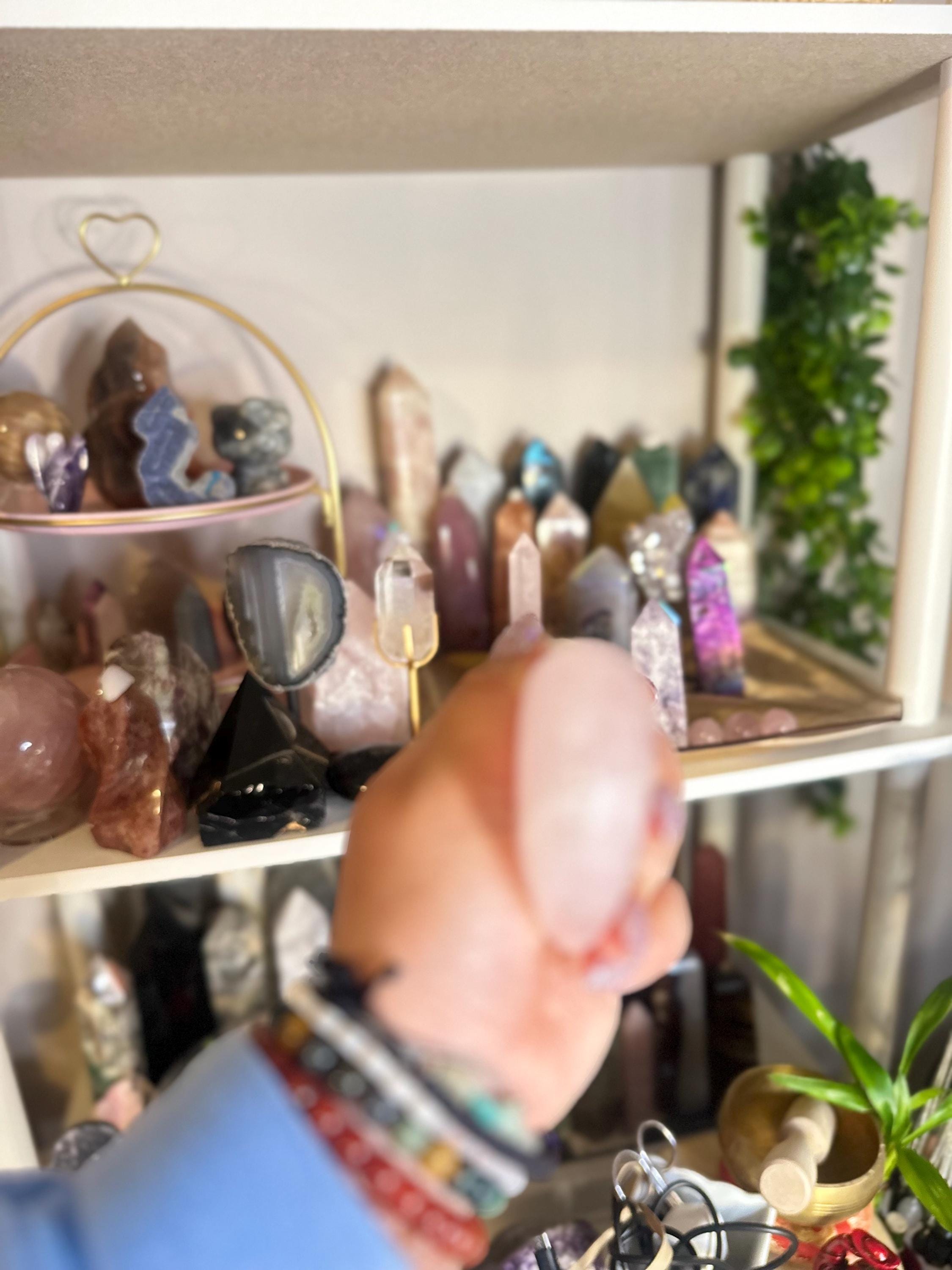 Crystal + Rocks | Polished | Puffy Large Gemmy Rose Quartz Heart Carvig | 3in