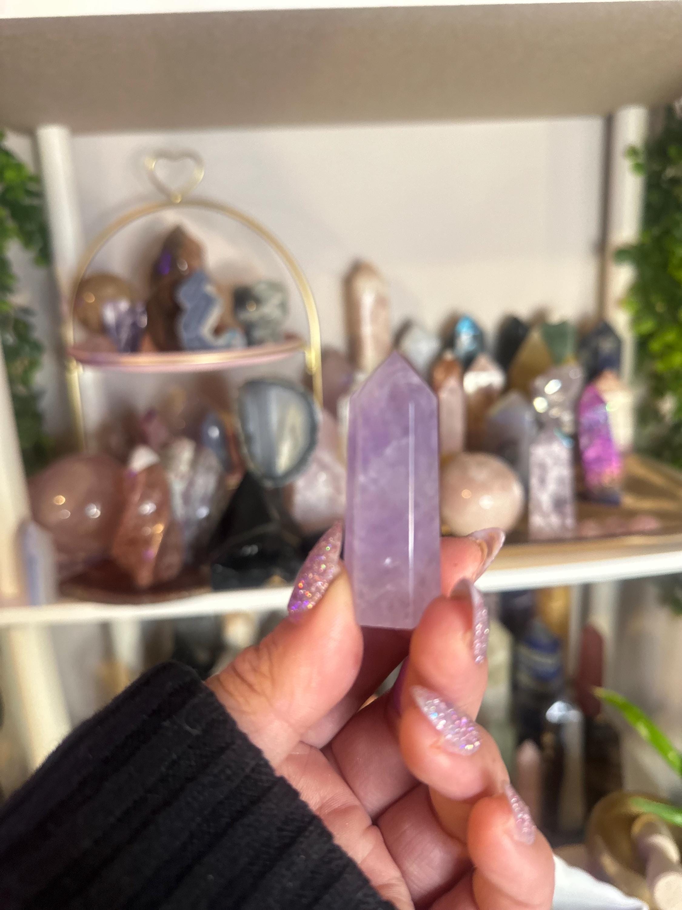 Crystal + Rocks | Intuitive Pick | Polished Phantom Amethyst Towers | 3in