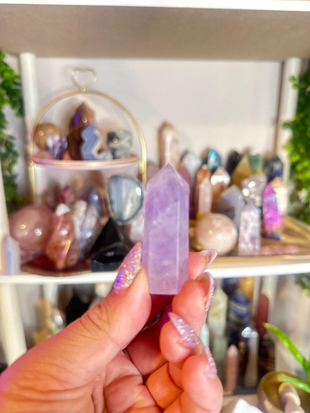 Crystal + Rocks | Intuitive Pick | Polished Phantom Amethyst Towers | 3in