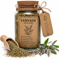 Organic Herb Spell Jar + Spoon | Vervain | Dried, Cut & Sifted | Verbena Officinalis | 50ML