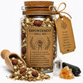 Organic Herb Spell Jar + Spoon | Empowerment Spell Mix | Dried, Cut & Sifted | Confidence • Courage • Inner Strength | 50ML