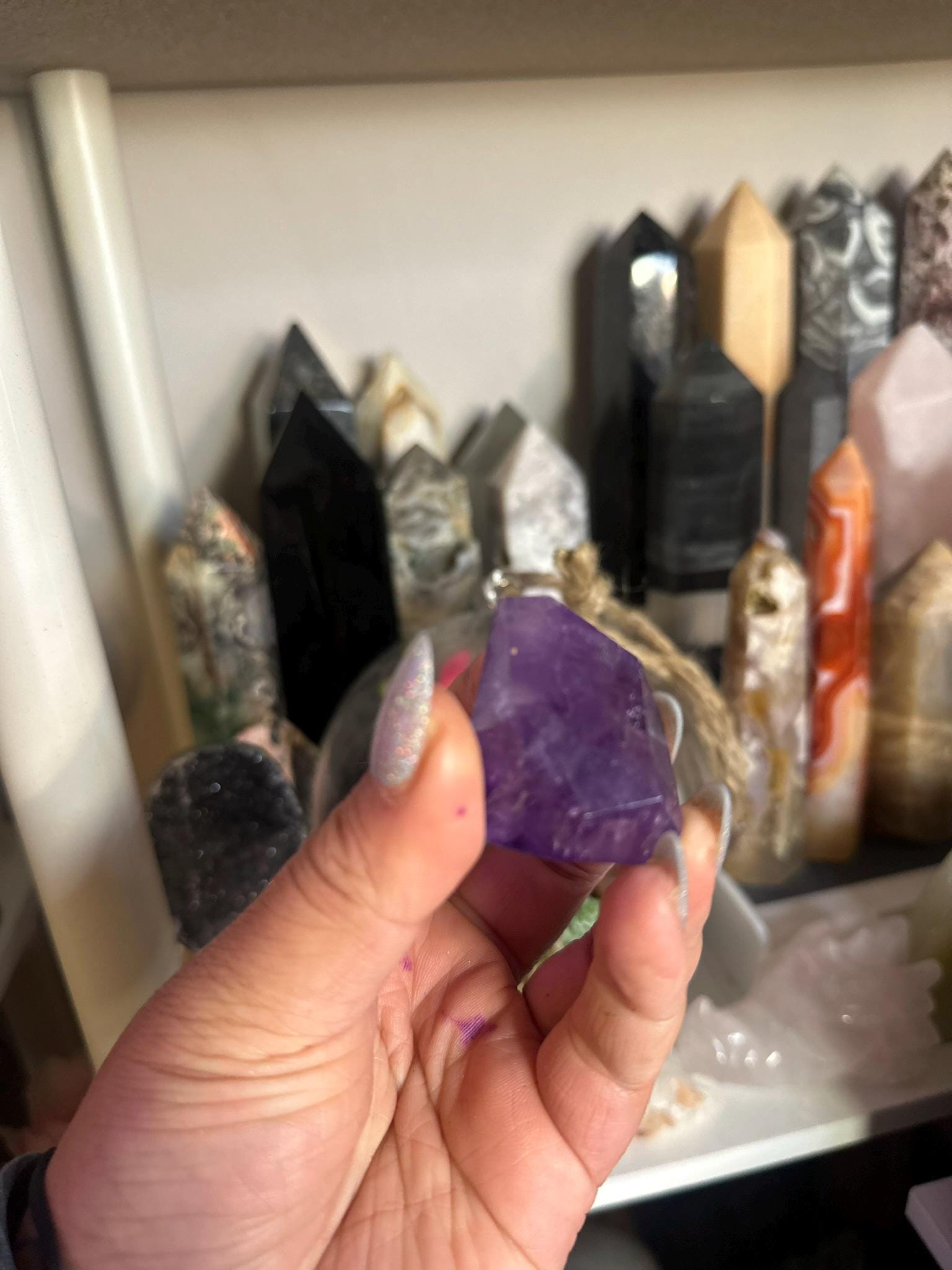 Crystal, Minerals + Rocks | Choose Your Favorite | High Quality Purple Amethyst Geometric Cubes Freeforms | 3-4in