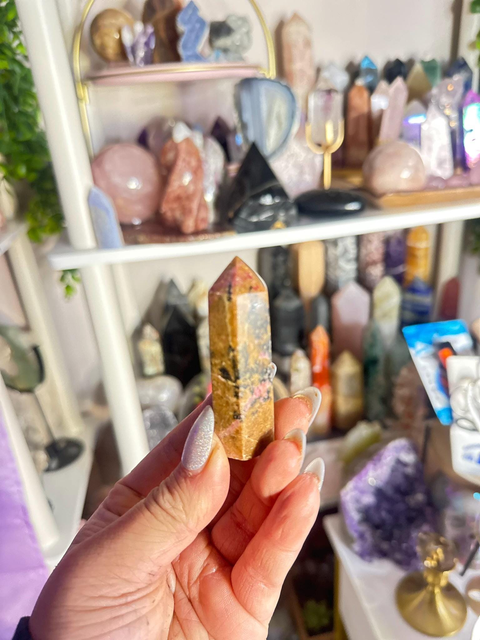Crystal, Minerals + Rocks | Choose Your Favorite | Rhodonite Towers | 3- 4in
