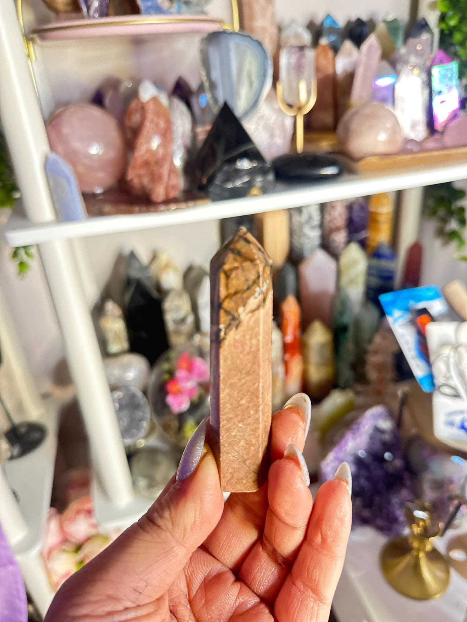 Crystal, Minerals + Rocks | Choose Your Favorite | Rhodonite Towers | 3- 4in
